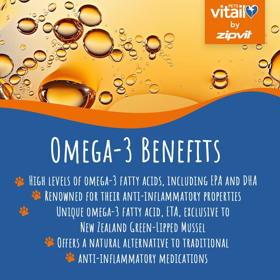 image 1 of Zipvit Green Lipped Mussel 500mg for Dogs – Joint & Coat Support, 120 Tablets