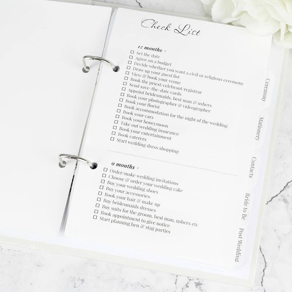 image 1 of Personalised Wedding Planner
