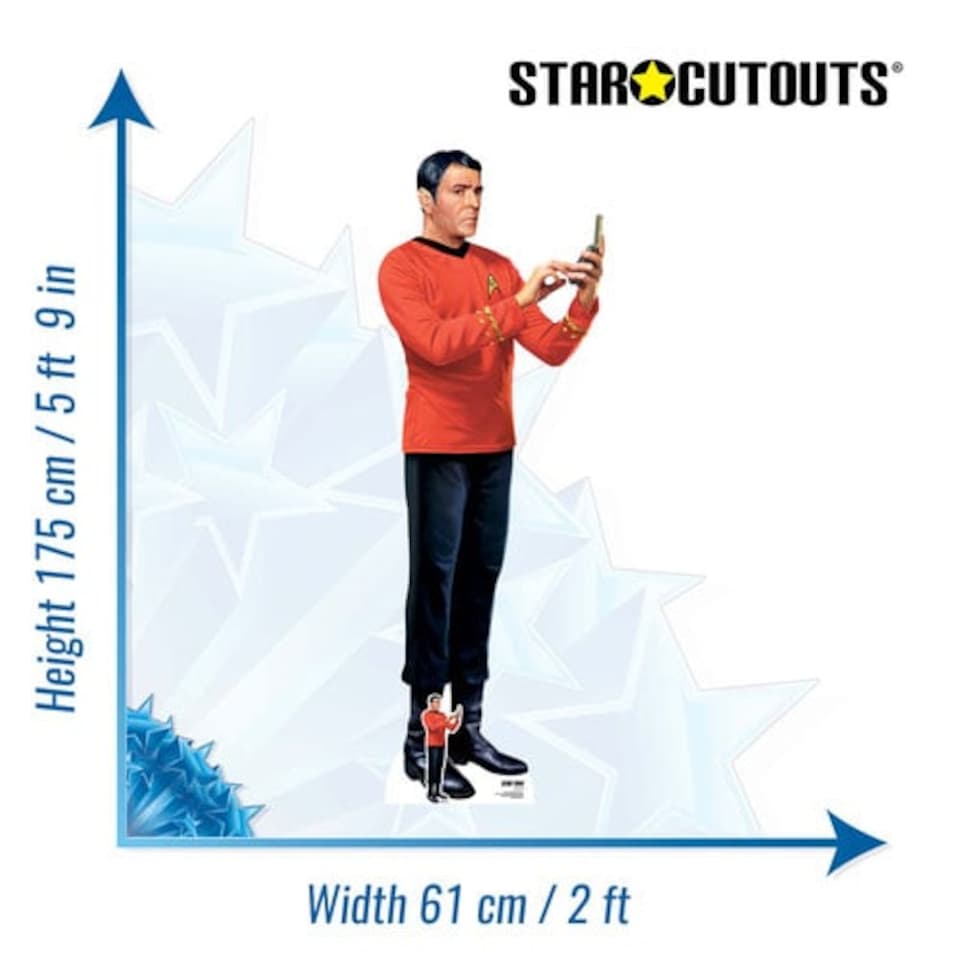 image 1 of Scotty Star Trek Lifesize Cardboard Cutout 175cm