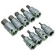 image 4 of 1/2" Drive Hex Key Bit Ratchet Socket Set 4mm - 17mm 9pc Hex Allen Alan TE739
