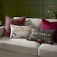 image 6 of Furn Good Witch Embroidered Velvet Cushion | White | Angel White