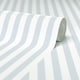 image 4 of Classic Stripe Wallpaper in Powder Blue | Blue | Powder Blue | 50cm x 10m