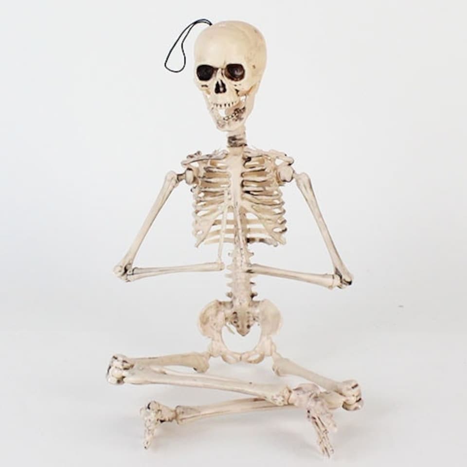 image 1 of Halloween Prop Movable Skeleton Hanging Decoration 50cm