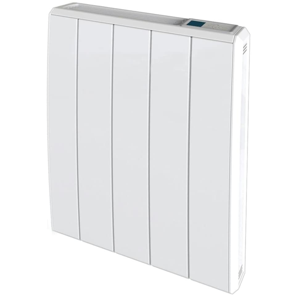image 1 of 513mm (W) x 546mm (H) - White Wi-Fi Electric Radiator (Cordoba) - 500 Watts - Depth 105mm - Heats up to 5m²