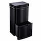 image 4 of Cooks Professional Recycling Sensor Bin 75L with Dual Compartments & Food Caddy | Black | Black