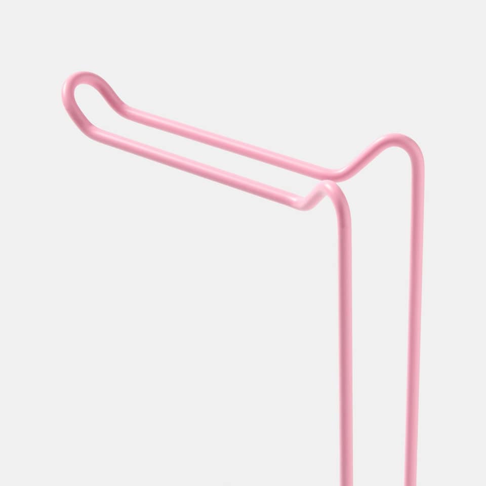 image 1 of OHS Metal Freestanding Toilet Roll Holder Organiser Tissue Paper Storage