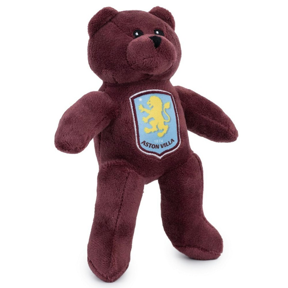 image 1 of Aston Villa FC Mini Bear Plush Toy - Claret - One Size