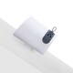 image 3 of Nicoman Round White Toilet Brush & Holder With Silicone Head