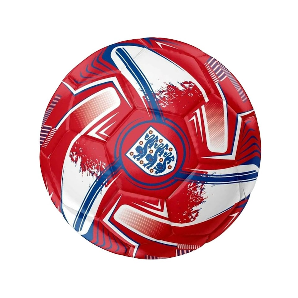 image 1 of England FA Turbine Print Football - Red/Dark Blue/White - 5