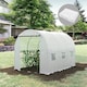 image 10 of Outsunny 3 x 2 x 2m Replacement Greenhouse Cover w/ Windows, White