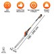 image 6 of Terratek 20V 2.4m Cordless Telescopic Long Reach Hedge Trimmer 2 Batteries | Grey | Grey | 1