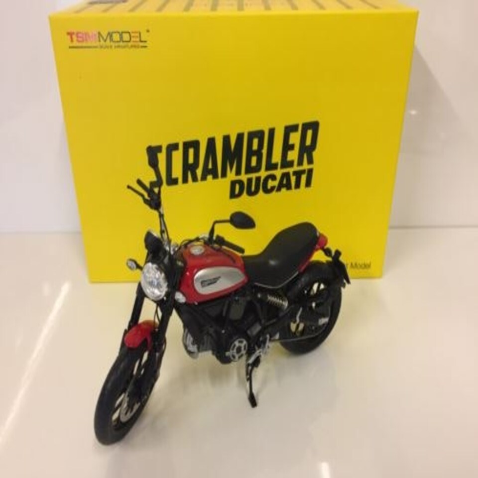 image 1 of Ducati Scrambler Icon 2015 Rosso Ducati 1:12 Scale TSMMC0004 New