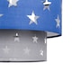 image 3 of Navy Blue and Grey Star Two Tier Light Shade | Grey | Blue | Large | 1
