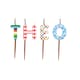 image 1 of Name Birthday Cake Candle Set - Theo