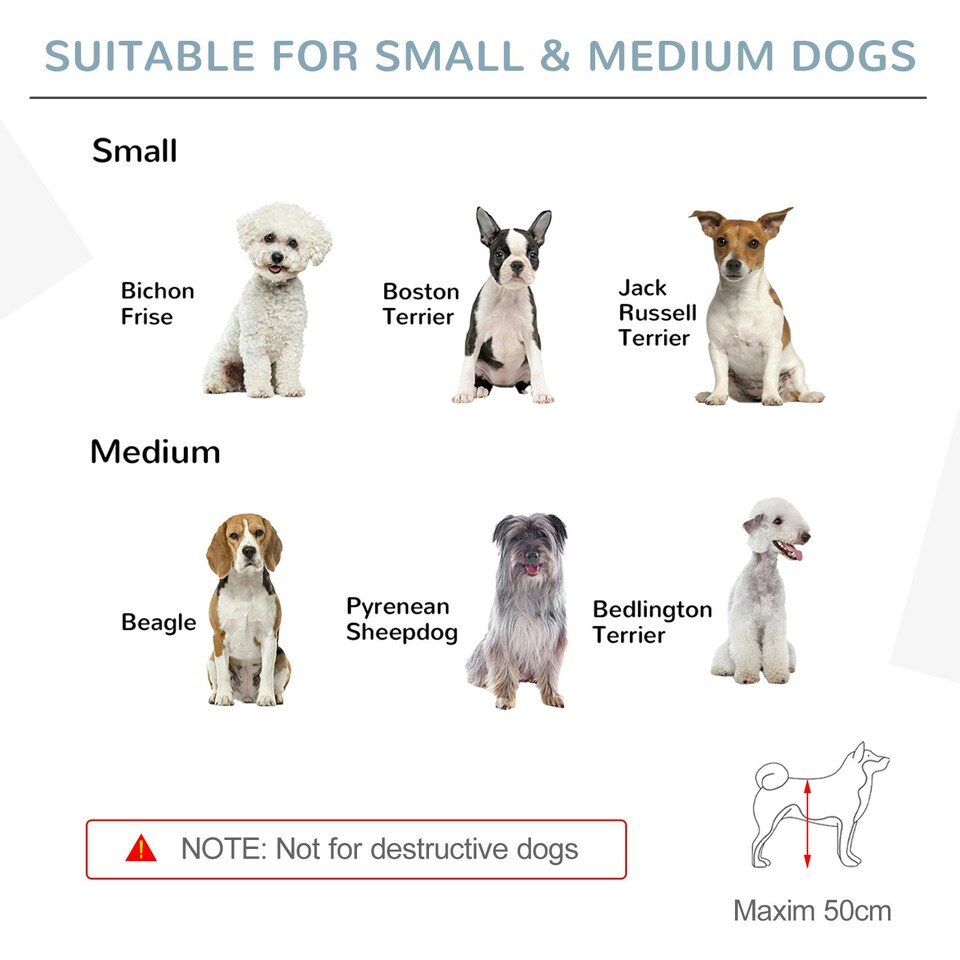 image 1 of PawHut Freestanding Pet Gate w/ 2 Support Feet for Doorways Stairs Blue Grey