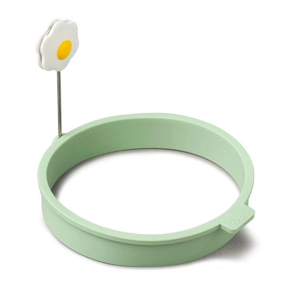 image 1 of Zeal Silicone Egg Ring Cooker, Sage Green