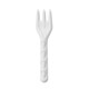 image 1 of White Compostable Bagasse Forks - Pack of 100