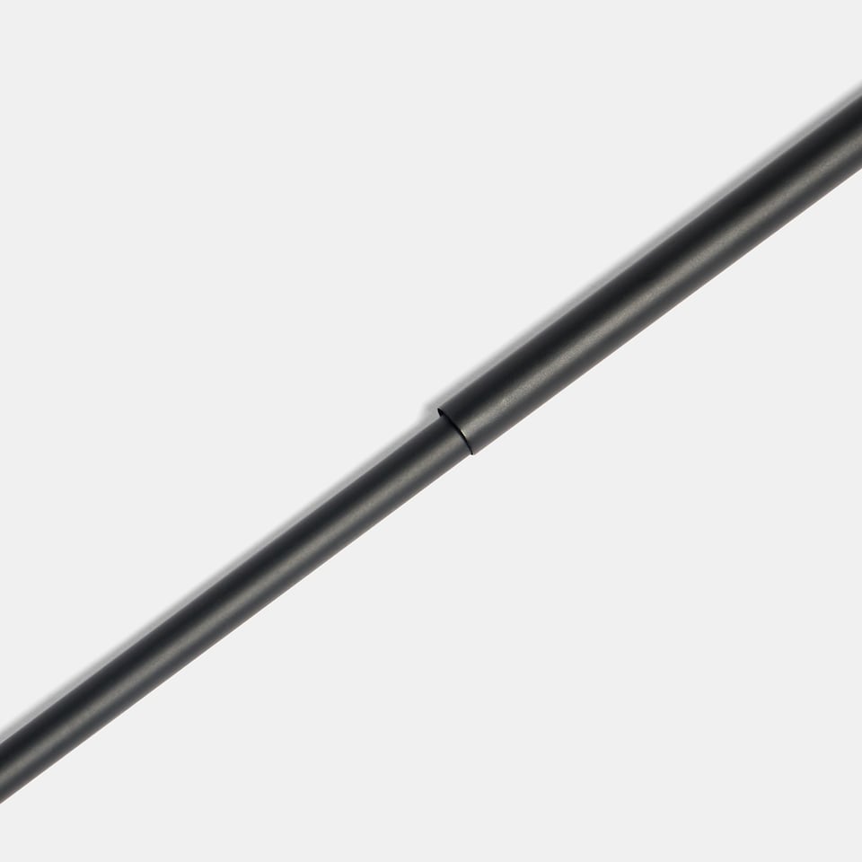 image 1 of OHS Curtain Pole Extendable 16mm Metal Finnials Trumpet End Rings Rod Fittings | Multi