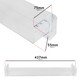 image 5 of SPARES2GO Upper Lower Door Shelf for CDA BC2763/0 BK2963FA/0 BK3163/0 BK3163FA/0 FW852/0 FW872/0 Fridge Freezer Clear