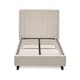 image 4 of Hazel Oatmeal Linen Upholstered Bed Frame -  Single (90cm)