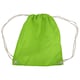 image 1 of Westford Mill Cotton Gymsac Bag - 12 Litres - Lime - One Size | Multi | One Size