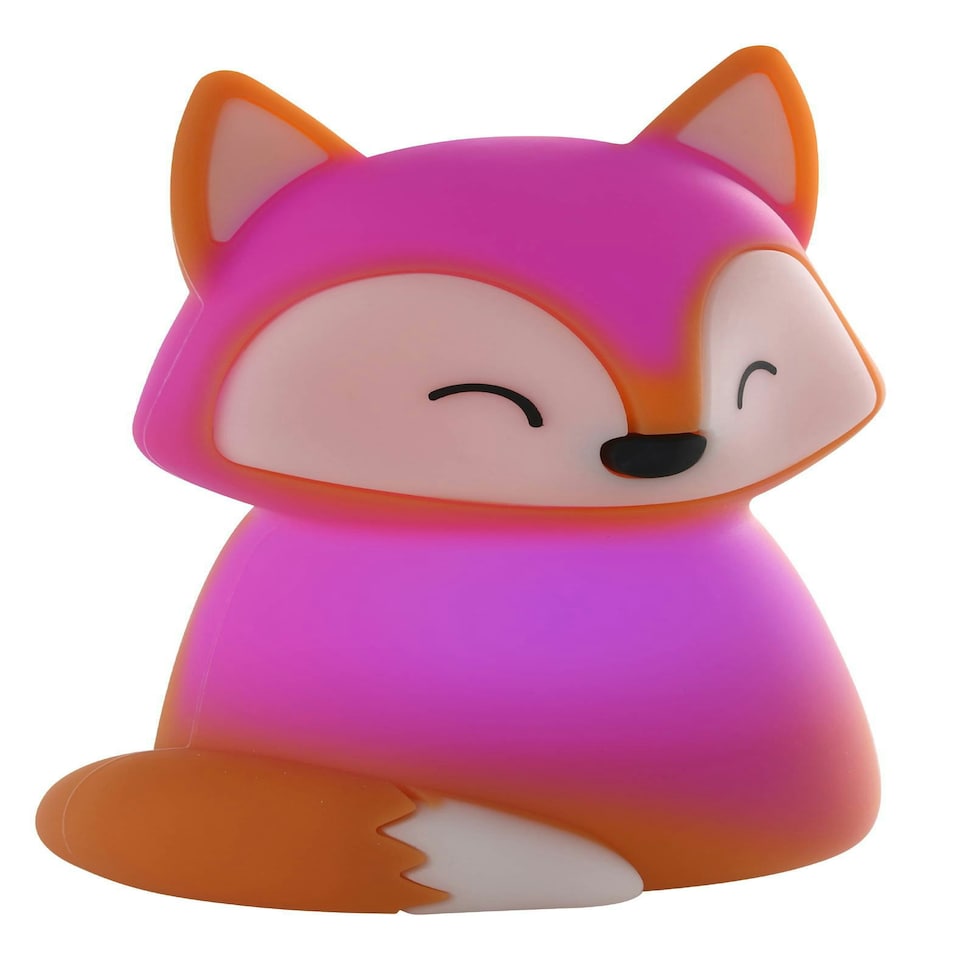 image 1 of EGLO Castellino Fox Night Light Table Lamp for Kids