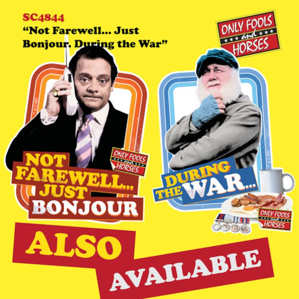 image 1 of You Know It Makes Sense and Alright Dave Only Fools and Horses Wall Art Cardboard Cutouts - Pack of 2