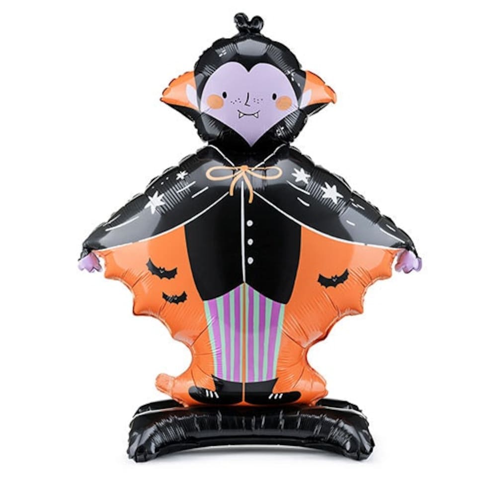 Dracula Vampire Halloween Standing Giant Air Fill Foil Balloon 112cm / 44 in