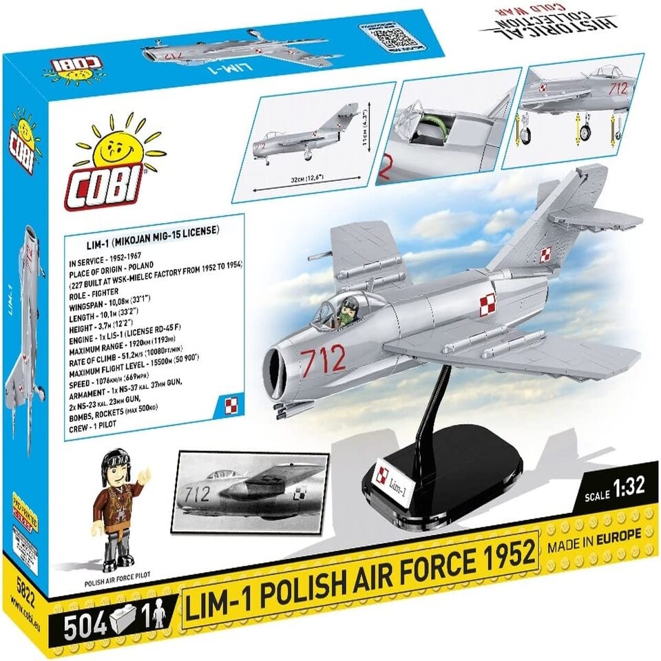 image 1 of Cobi - Armed Forces - LIM -1 POLISH AIR FORCE 1952 504 PCS