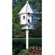 image 1 of Nayland Painted Dovecotes Twelve Nest - Pressure Treated Timber - L86 x W86 x H390 cm Brown | One Size