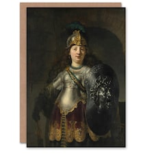 Rembrandt van Rijn Art Card Bellona Roman Goddess of War