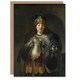 image 1 of Rembrandt van Rijn Art Card Bellona Roman Goddess of War
