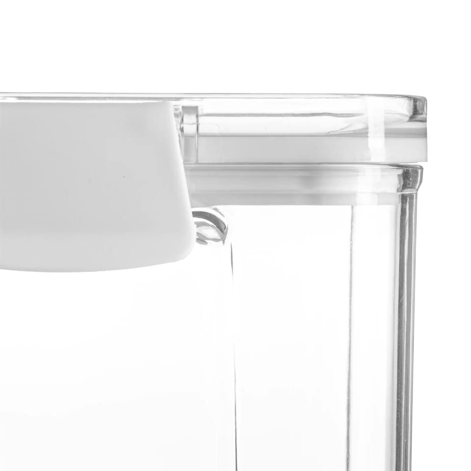 image 1 of Argon Tableware Food Storage Container - 1.8 Litre - White - Resuable Container Meal Prep Container Tub Tupperware Airtight Lid