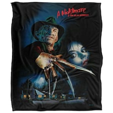 Nightmare On Elm Street Poster Freddy Krueger Blanket - Multicoloured - One Size