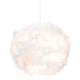 image 2 of Eye-Catching and Designer Small White Feather Decorated Pendant Lighting Shade | White | White | 1
