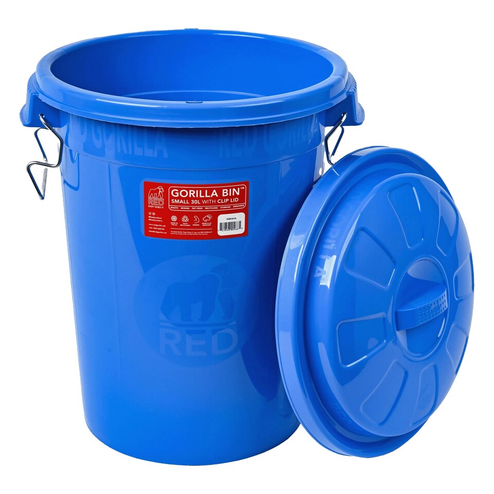 Red Gorilla Dustbin - Blue - 50L