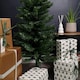 image 3 of 5ft (1.5m) Pencil Style Slim Artificial Christmas Tree in Plain Green