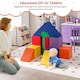 image 5 of COSTWAY 11Pcs Climb and Crawl Foam Block Play Set Foam Climbing Toy Set-Colorful