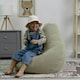 image 6 of icon Dalton Kids Beanbag Corduroy Natural Beige Set of 2 Cream