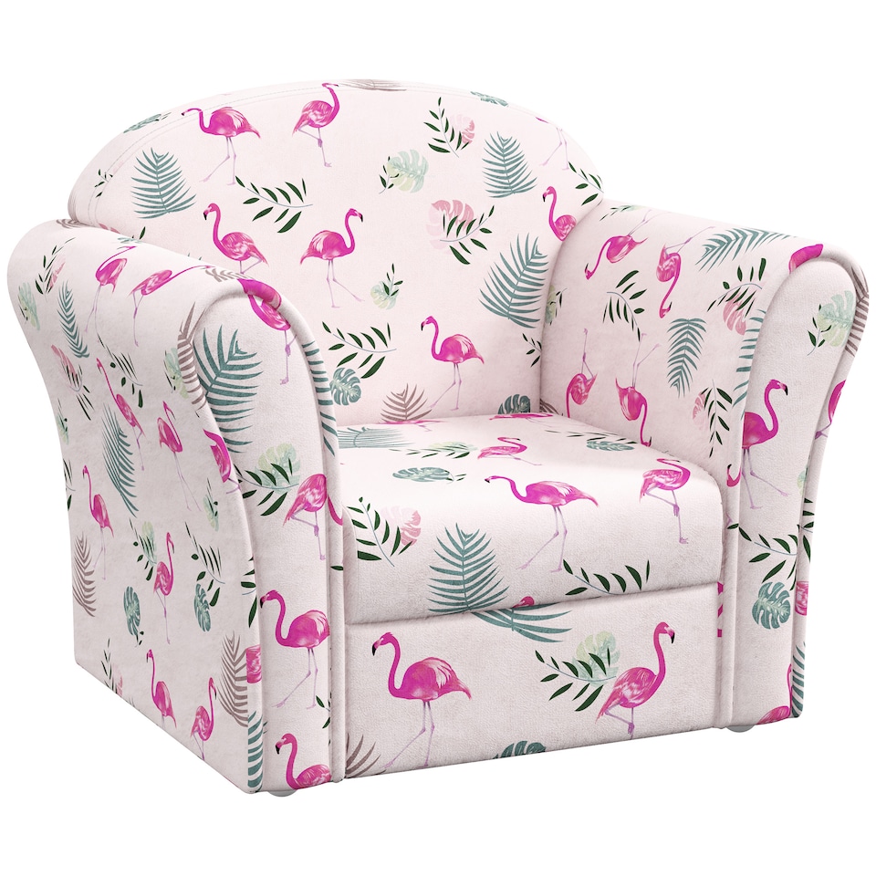 image 1 of AIYAPLAY Kids Armchair Toddler Sofa Chair Bedroom Playroom | Pink | One Size