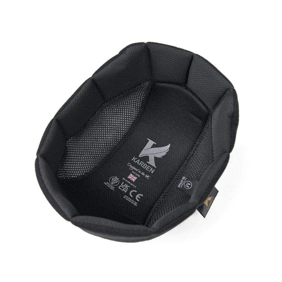 image 1 of Karben Ellipse Riding Hat Liner Black | Size: 52-54Cm 8Mm
Colour: Black