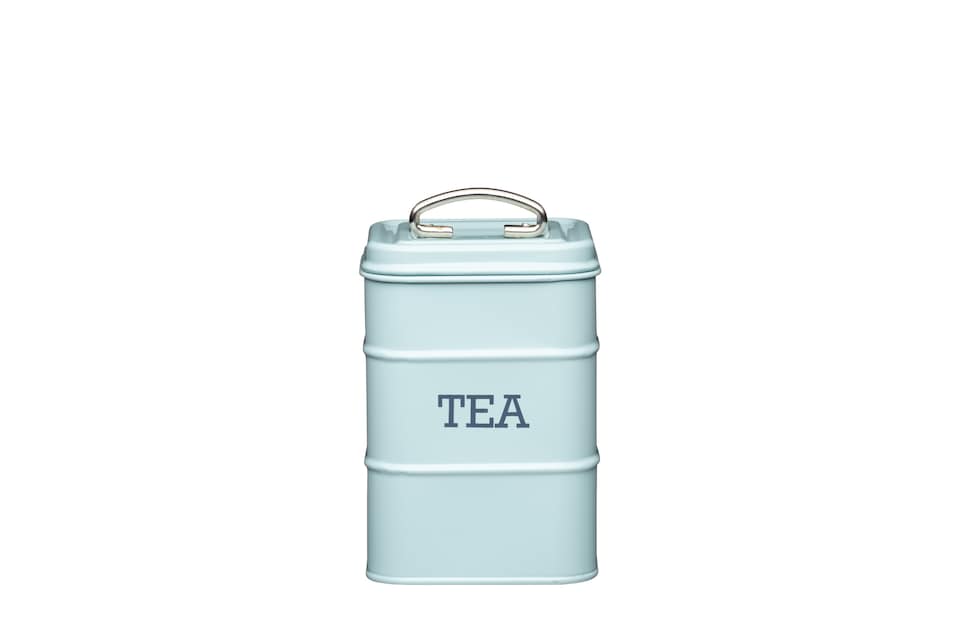 image 1 of KitchenCraft Tea Tin Blue Metal