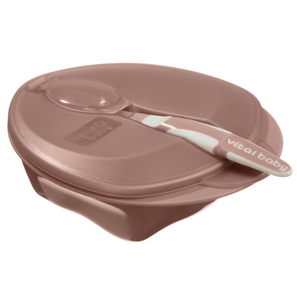 image 1 of Vital Baby Nourish scoop feeding set 1pk - natural moss Red | Berry