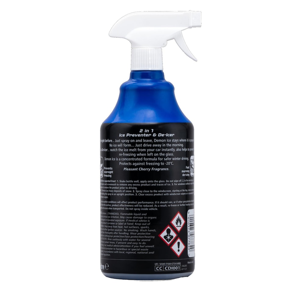 image 1 of Carplan Windscreen De Icer Pre Icer Prevents Freezing Trigger Spray 1L x12