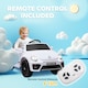 image 6 of AIYAPLAY Volkswagen Beetle Licensed 12V Ride on Car w/ Remote Control, White