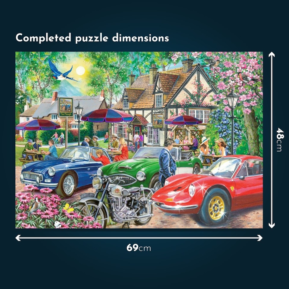 image 1 of The House of Puzzles, Plough Inn - BIG 500 Piece Jigsaw Puzzle