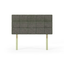 Pearl Slate Grey Linen Headboard King Size N/A