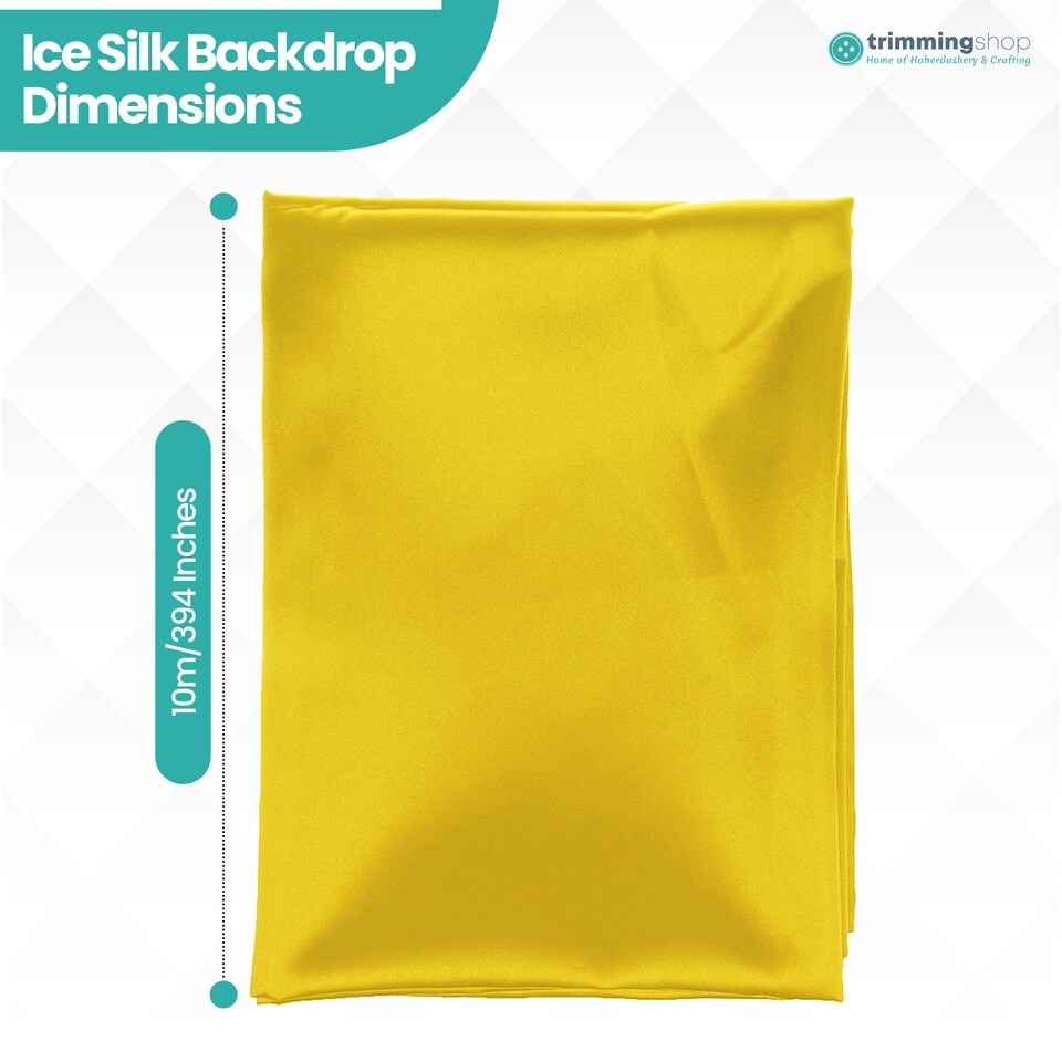 image 1 of 10m Ice Silk Fabric, Satin Material Silk Overlay, Backdrop Fabric