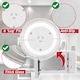 image 4 of SPARES2GO Universal Microwave Oven Glass Turntable Plate (318mm)