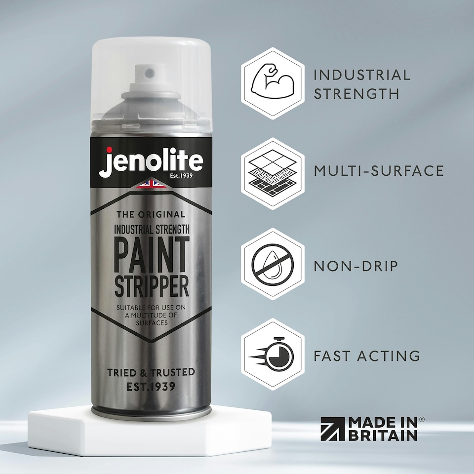 image 1 of Jenolite Industrial Strength Paint Stripper Spray - 400ml- 3-Pack